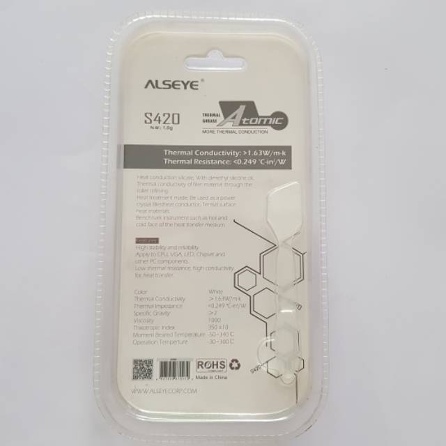 THERMAL PASTE PASTA PROSESOR ALSEYE S420 S-420 0RIGINAL