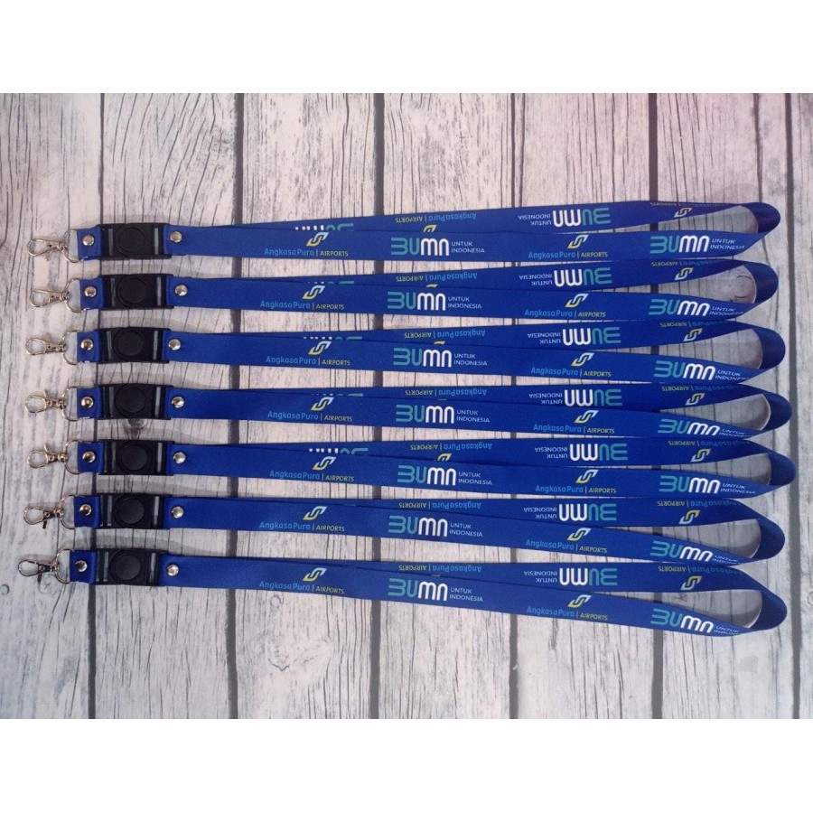 

Lanyard ANGKASA PURA BUMN | custom logo | print lanyard - gantungan hp - holder - yoyo logo