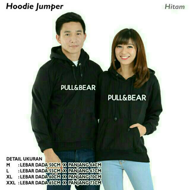 ukuran hoodie pull and bear