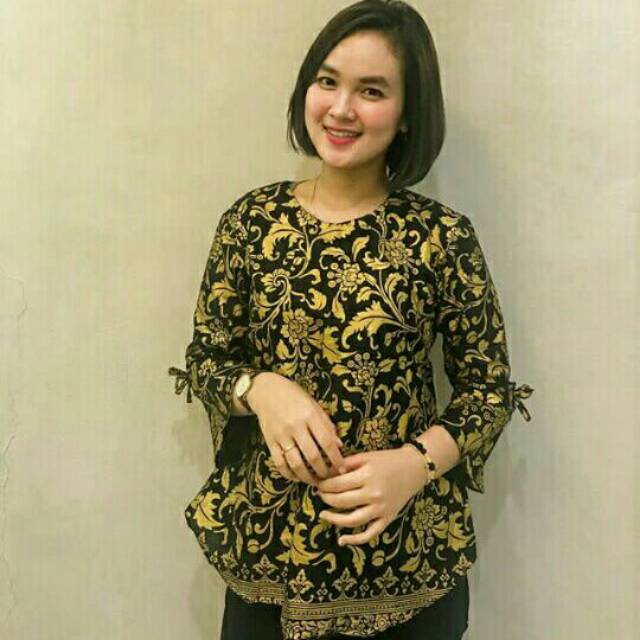 Blouse Batik Super Jumbo Bigsize Baju  Atasan Wanita  Big  