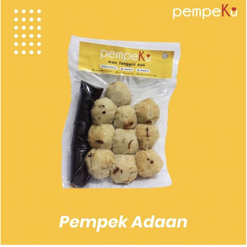 

Pempek Adaan Vakum 100% Ikan Tenggiri 10 pcs