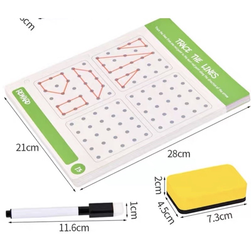 wipe clean early learning pen control training maze activity spot the differences activity games education toys