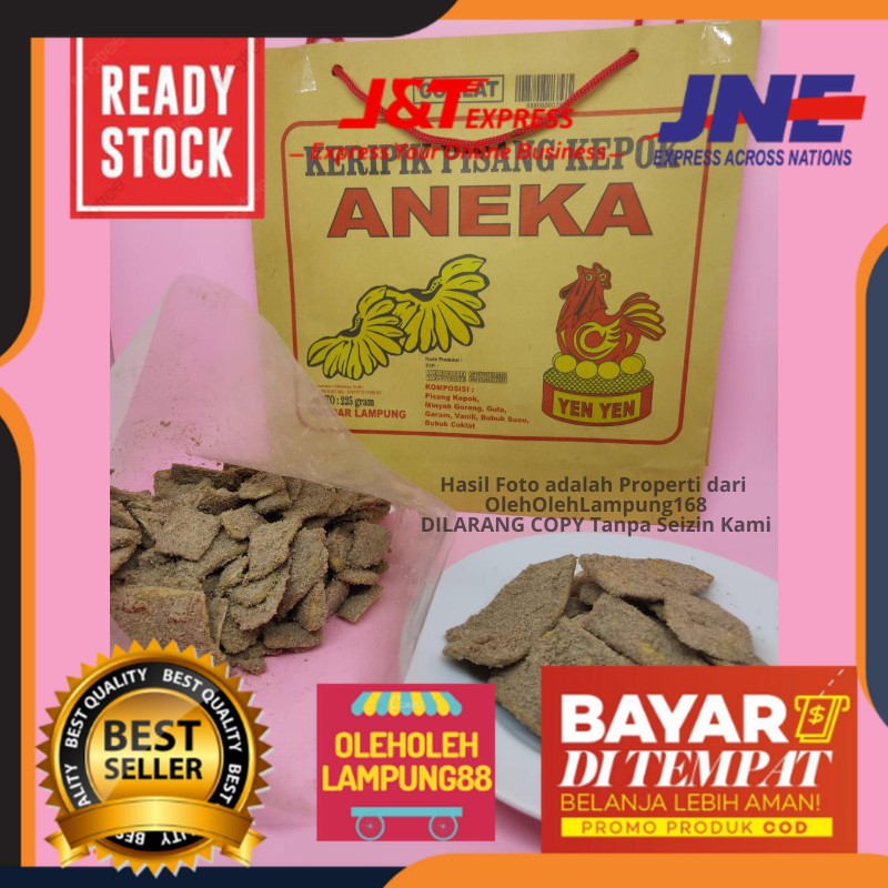 

Aneka Sari Rasa Yenyen Keripik Pisang Lampung Keripik Pisang Kepok Rasa Coklat Kemasan 225Gr Yen Yen