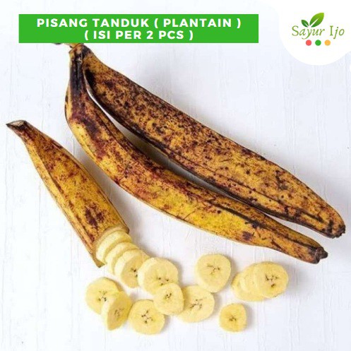 

Pisang Tanduk Isi 2 Pcs Fresh Grade A Banana Plantain Buah Raja / Agung