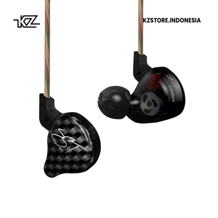 [KZ Official Store] Knowledge Zenith KZ ZST Dual Driver Non-Mic - Purple