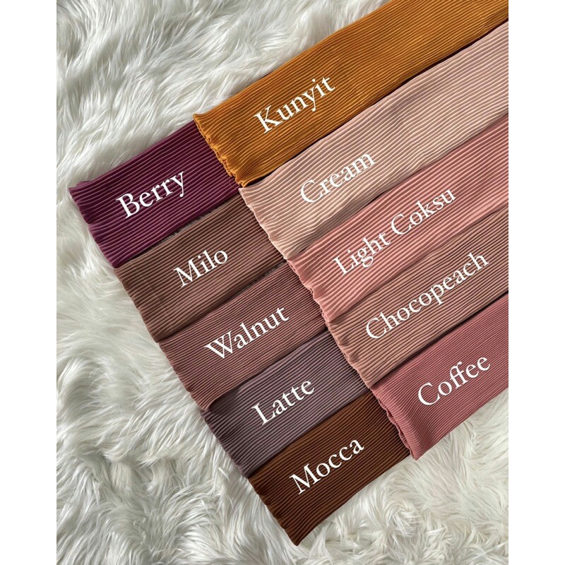 Hijab Pashmina Plisket Shawl/Pashmina Plisket Ceruty Babydool-3