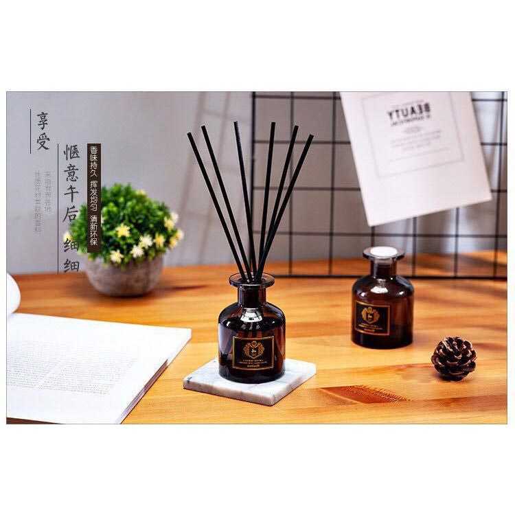 [50 ml] Reed DIffuser Parfum Ruangan Aromaterapi Rattan Sticks Lavender Lemon Hilton Sandalwood