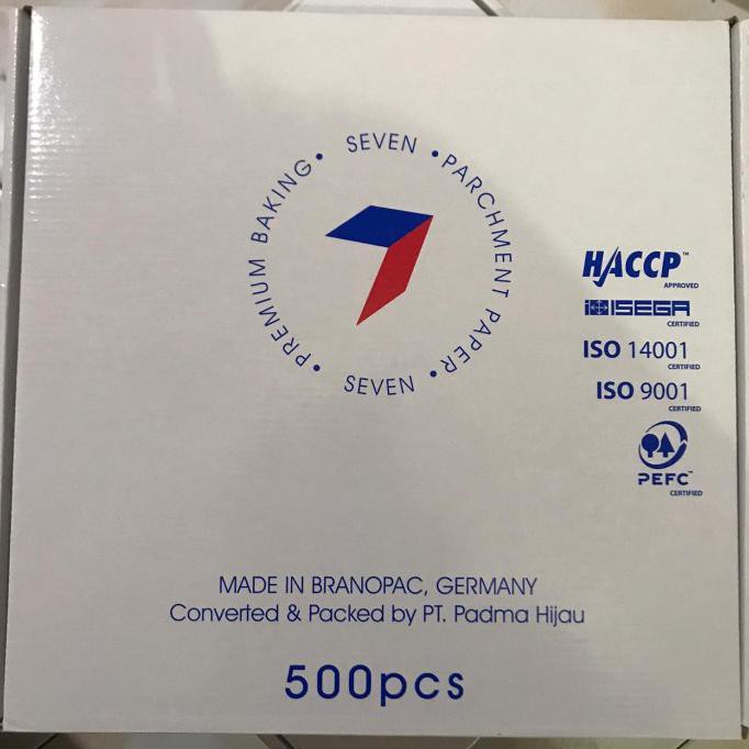 

Baking Paper Seven White 24x24cm ream isi 500 lembar