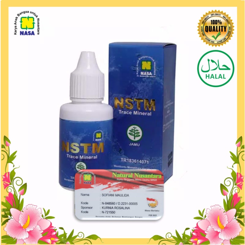 Asli Nstm nasa super trace mineral nstm nasa - obat tetes mineral herbal