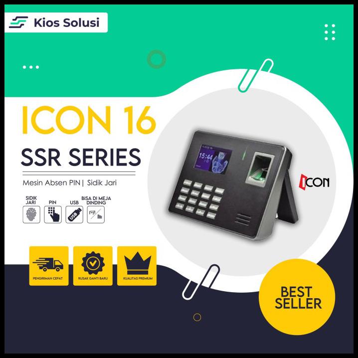 

Mesin Absensi Fingerprint Icon 16 Absen Terlaris