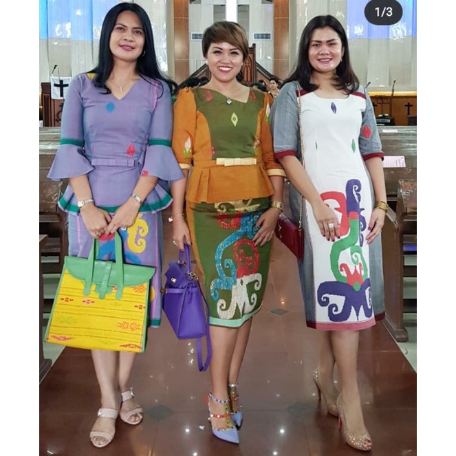 sarung tenun set selendang bahan tenun selendang bawahan kebaya rok tenun dress tenun cumi kalimanta