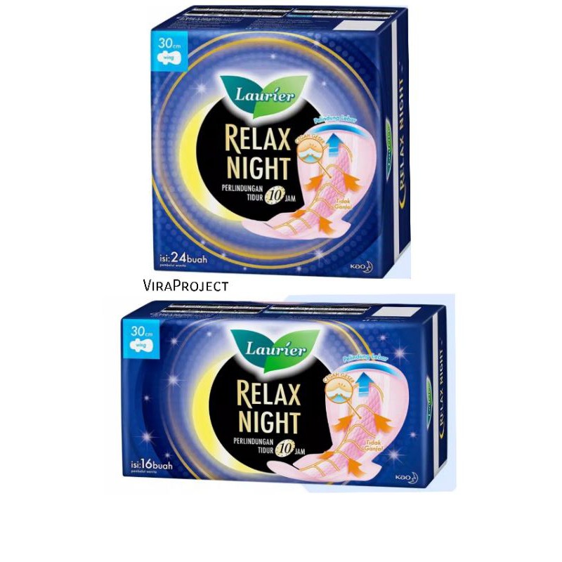 Laurier Relax Night 30cm - Pembalut