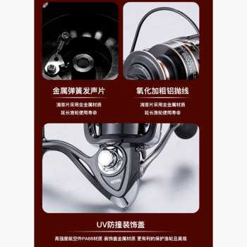 NX6000 Metal Reel Pancing Spinning Fishing Reel 4.7:1 / Reel pancing murah berkualitas kuat dan tahan Gulungan Pancing Kuat Original Berkualitas Gulungan Senar Joran / Rell Pancing Murah Reell Pancing Ikan Perlengkapan Memancing Fishing Reel