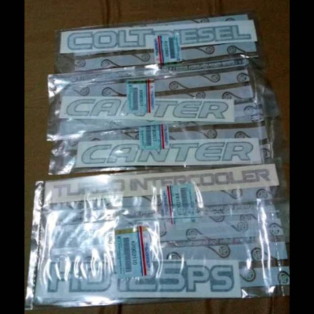 Sticker stiker set canter HD125PS