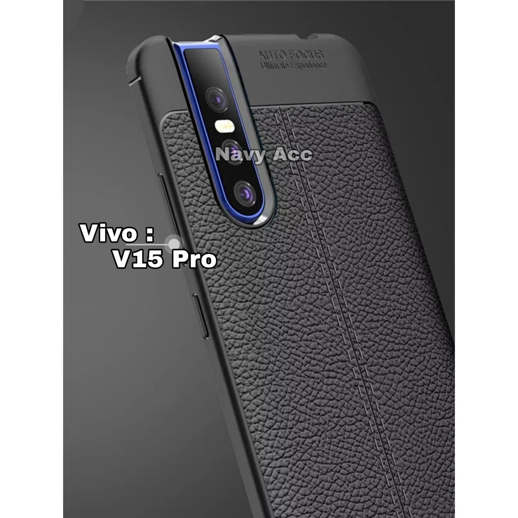 Case Vivo V15 - V15 Pro - Softcase Auto Focus Leather Case