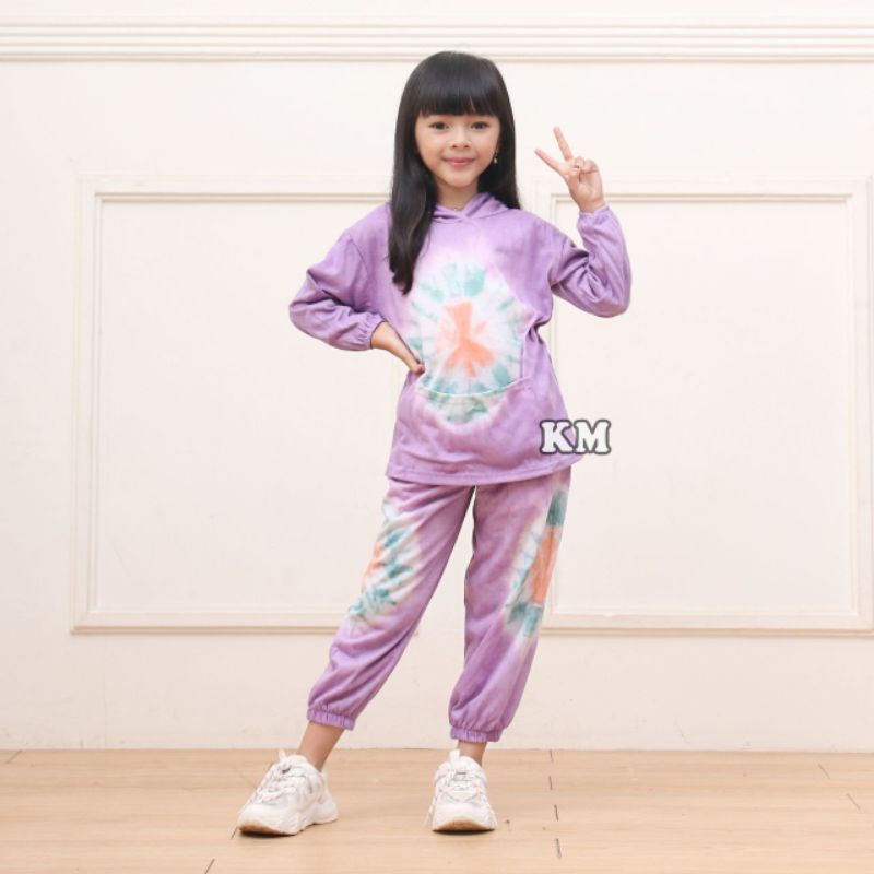 Heykids PASSWORD OREO Setelan Sweater 5-7 Tahun Baju Anak BerKualitas