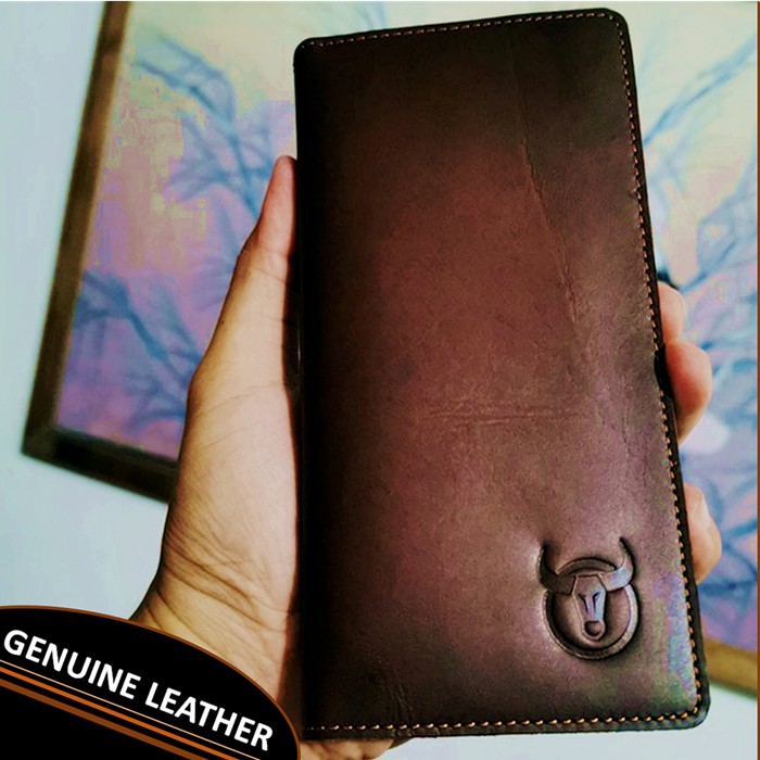 DOMPET KULIT ASLI BULLS LONG JUMP MODEL