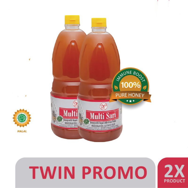 

Madu Multisari Plus 2000ml (twin promo 2 madu 2000ml)