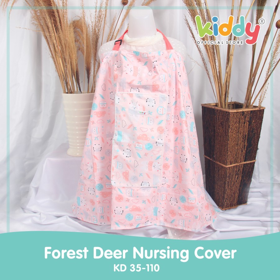 Kiddy Forest Deer Nursing Cover KD 35-110 Kiddy Apron Ibu size 100cm x 70cm