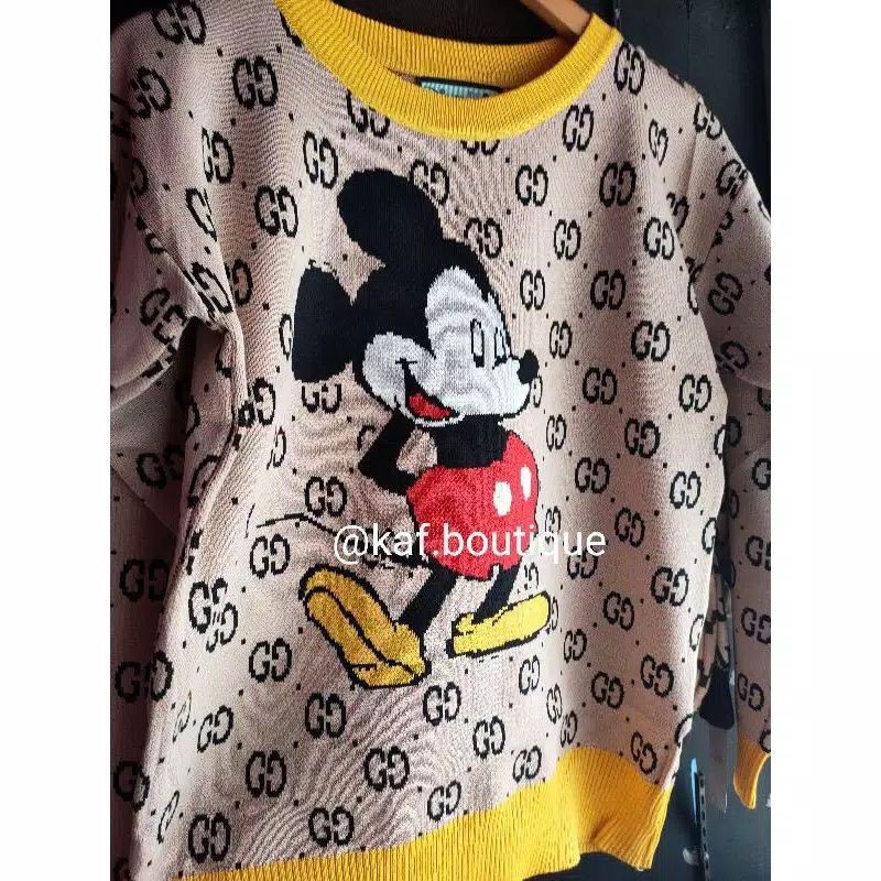 ATASAN SWEATER RAJUT KNIT IMPORT PREMIUM MICKEY DISNEY