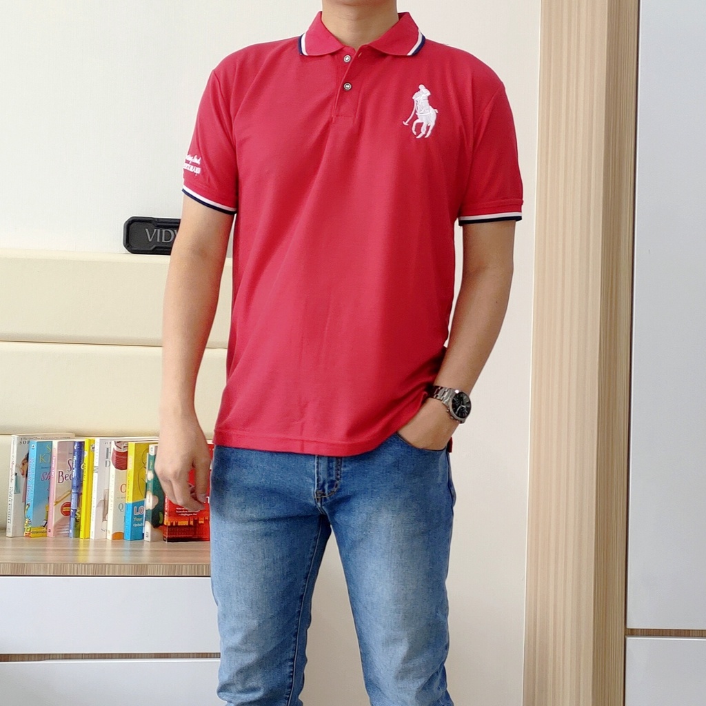 KAOS KERAH PRIA DEWASA POLO POLOS SIZE L