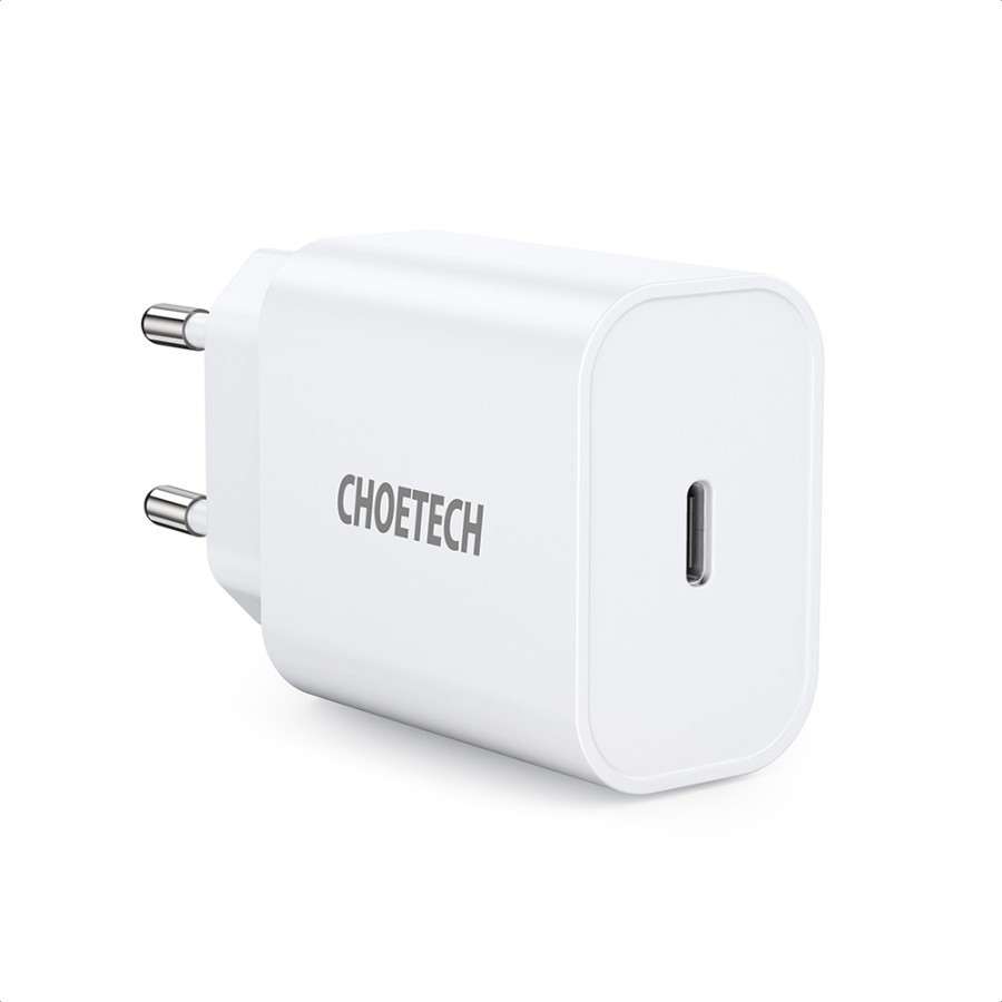 Wall charger Choetech Usb type c pd 3.0 20w 3A fast charging pd5005 - Travel charger