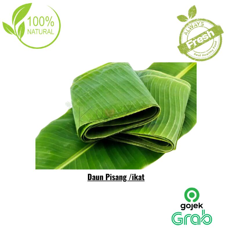 

Sayur Segar - Daun Pisang /ikat