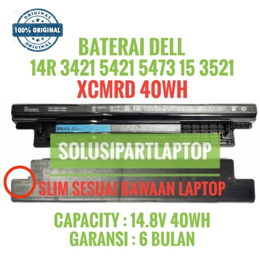 Battery Original DELL 3421/XCMRD for Laptop Dell Inspiron 3421 3437