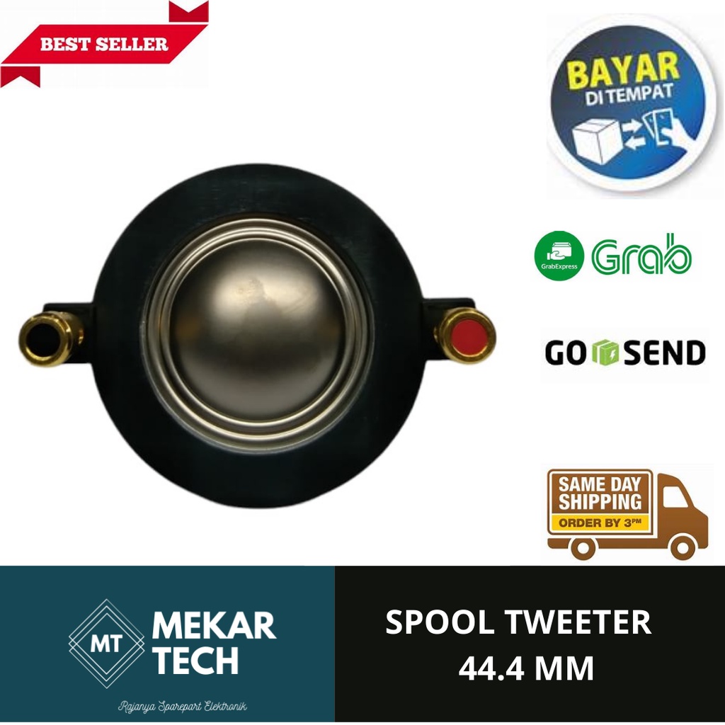 u8k1- SPOOL TWEETER 44.4 MM SEPUL TUITER MAX SPUL TWITER RECONE KIT HI