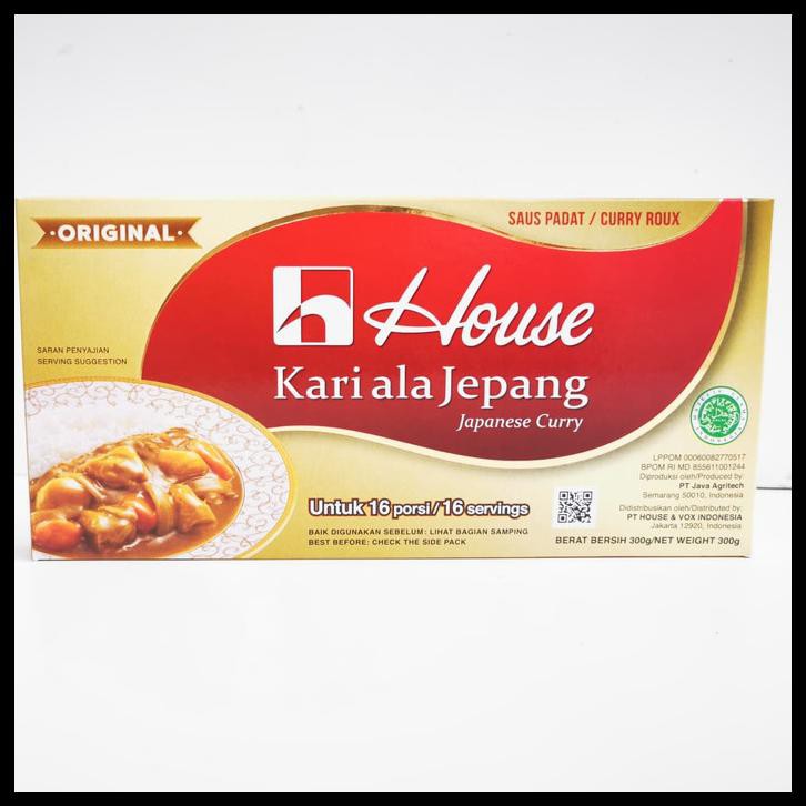 

House Kari Ala Jepang 300 Gram Untuk 16Porsi Bumbu Curry Jepang Halal - Spicy