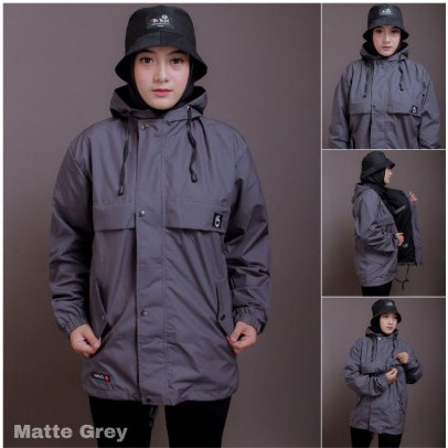 Jaket Parasut Pria/Wanita Wateproof Model MAT Orginal The Bojiel M L XL / Jaket Musim Dingin Wanita / Jaket Cagoule