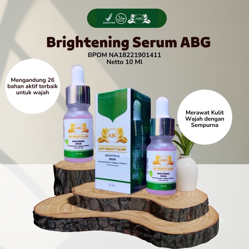 ✨FREE GIFT✨ NEW PRODUK Brightening Serum ABG By AWS BEAUTY SKIN