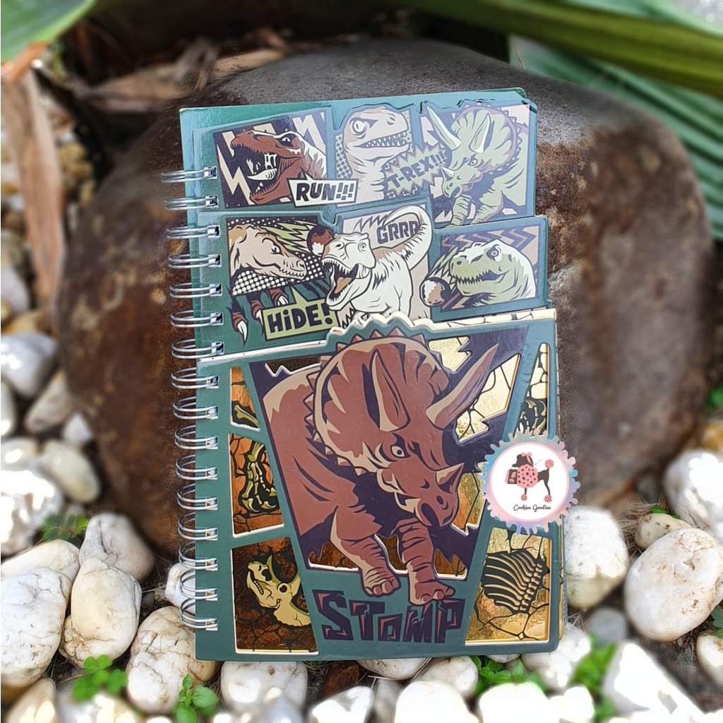 

Smiggle Beyond A5 Notebook - Dinosaur Stomp