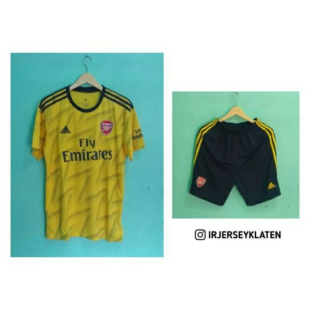 Jersey Setelan Arsenal Away 2019-2020 Grade Ori