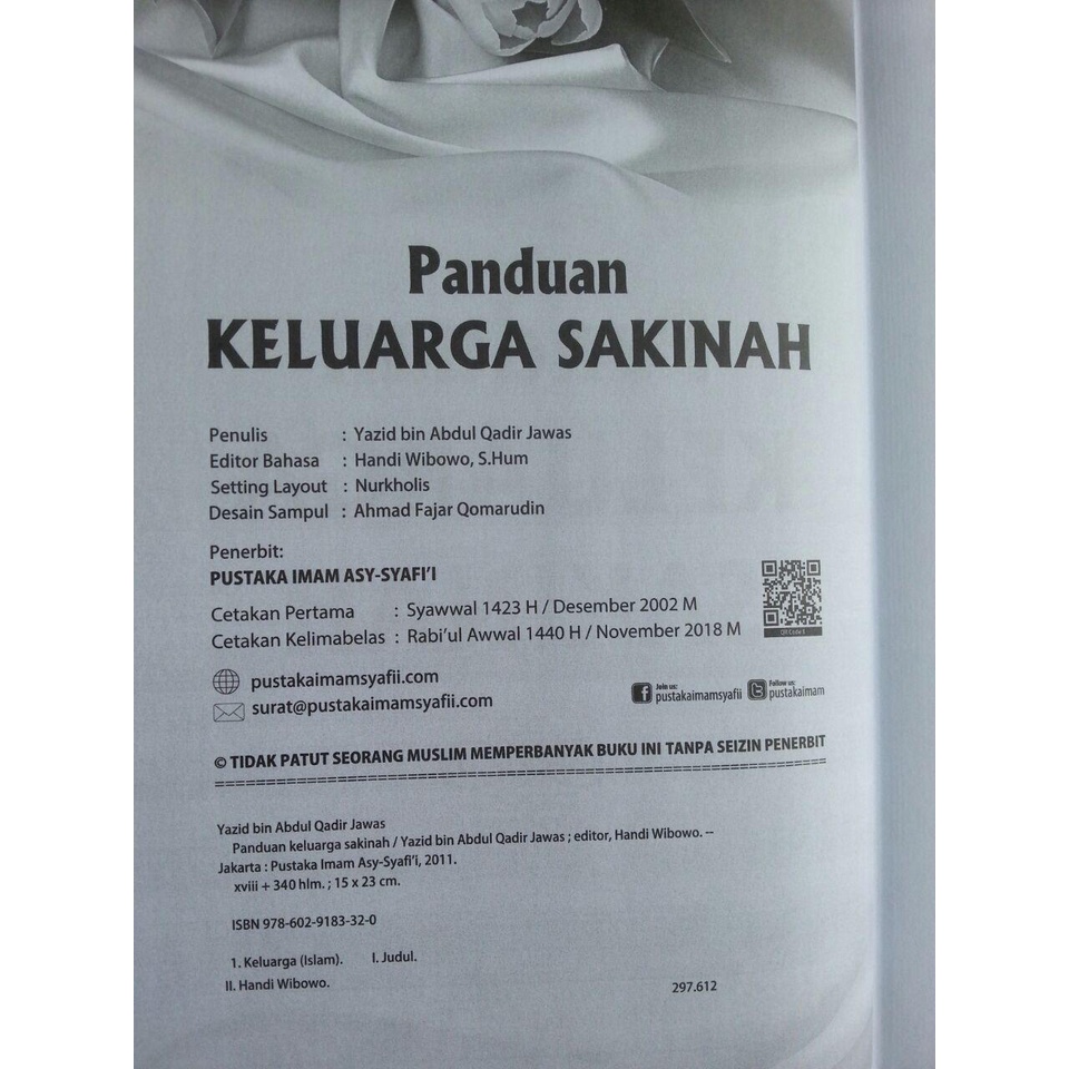 Panduan Keluarga Sakinah Original Yazid bin Abdul Qadir Jawas - Pustaka Imam Ast Syafii Hardcover-1