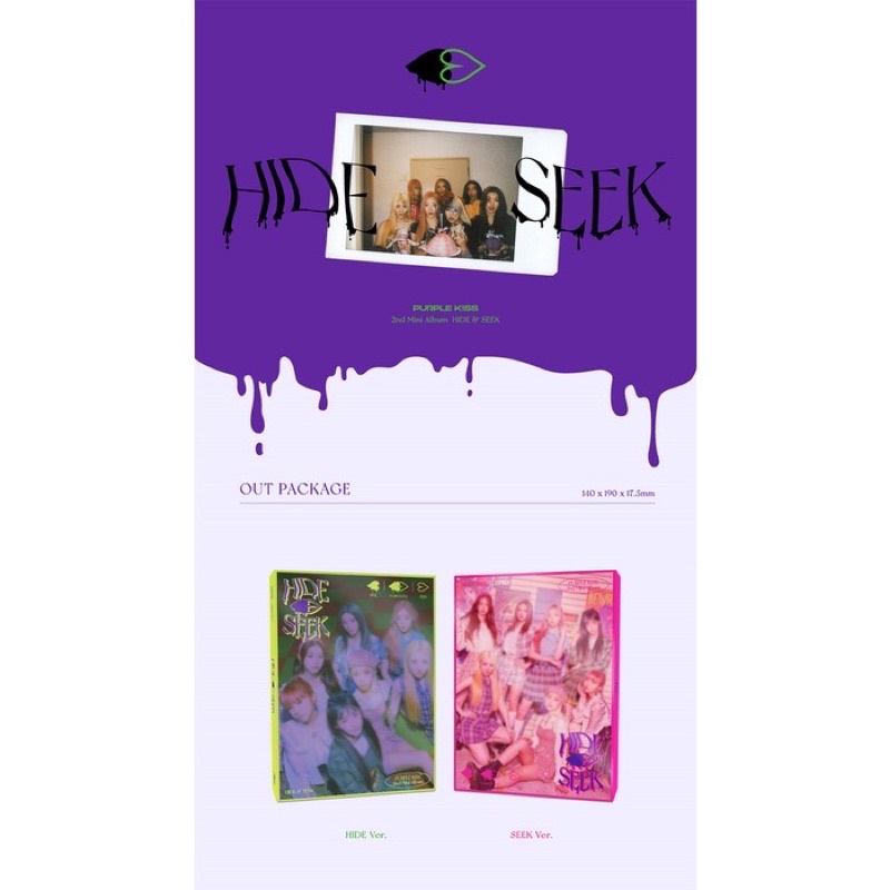PURPLE KISS - 2ND MINI ALBUM HIDE & SEEK