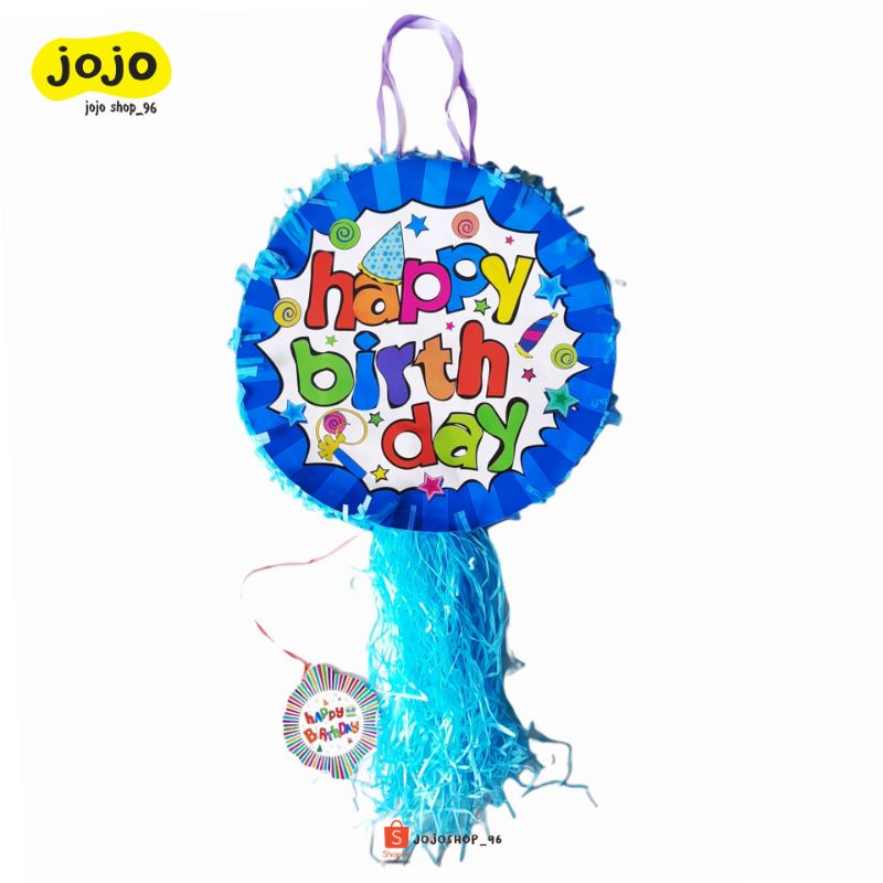 

Tas Ulang Tahun Tas Ultah Goodie Bag Bulat HL-32 Happy Birthday