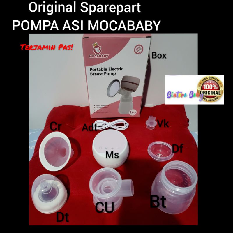 (Terjamin Cocok) Sparepart Pompa Asi Mocababy Portable Electric Breast pump / Moca baby Valve Corong Silicone Diaphragm