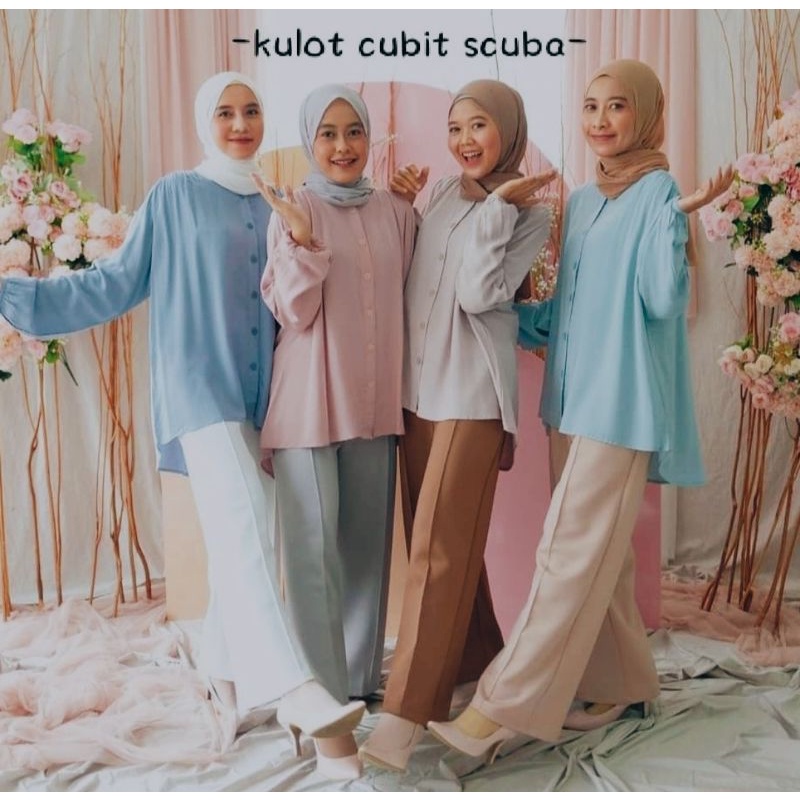 Kulot Cubit Scuba//Kulot cubit Depan//kulot scuba premium
