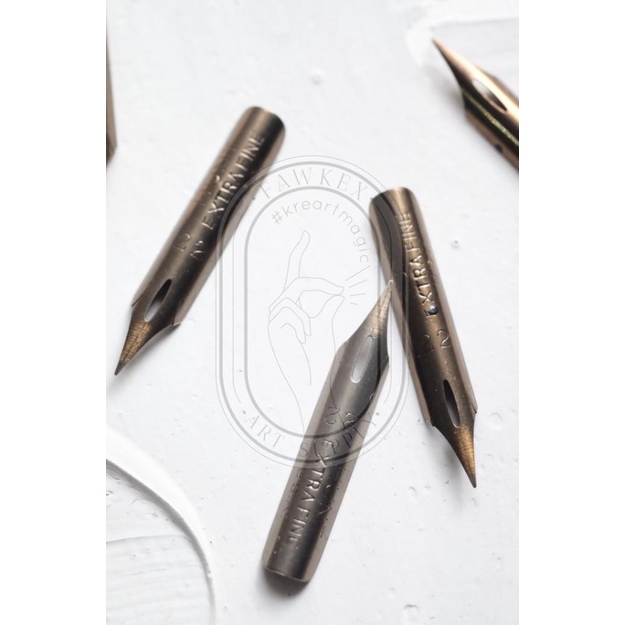 

(BISA COD) Vintage Hunt22 Extra Fine Calligraphy Nib SALE Kode 374