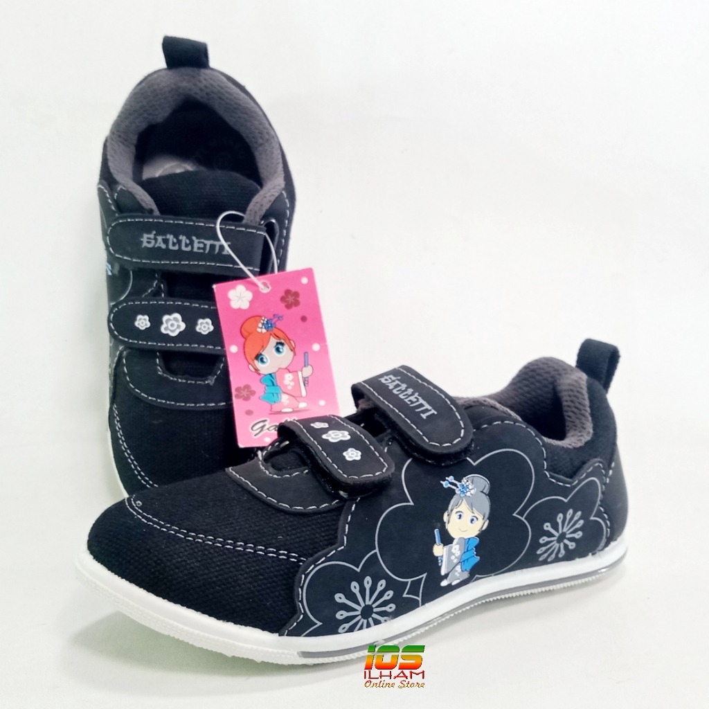 Galletti MIYAKO Sepatu Sneakers Anak Little Pony Size 27-34 White Grey