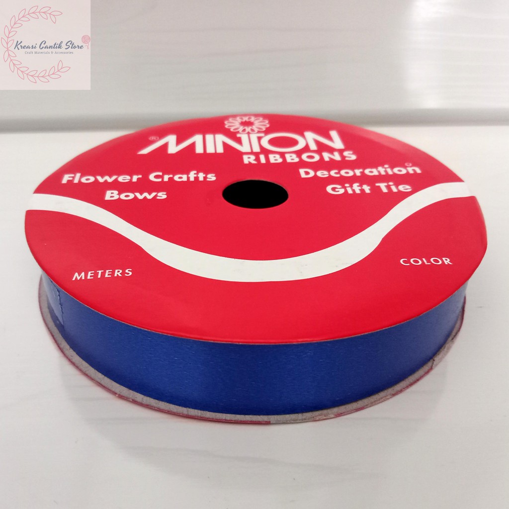 

Pita Kado / Pita Souvenir / Pita Jepang / Pita Kado Plastik Polos Uk. 3/4" Warna - Biru Tua