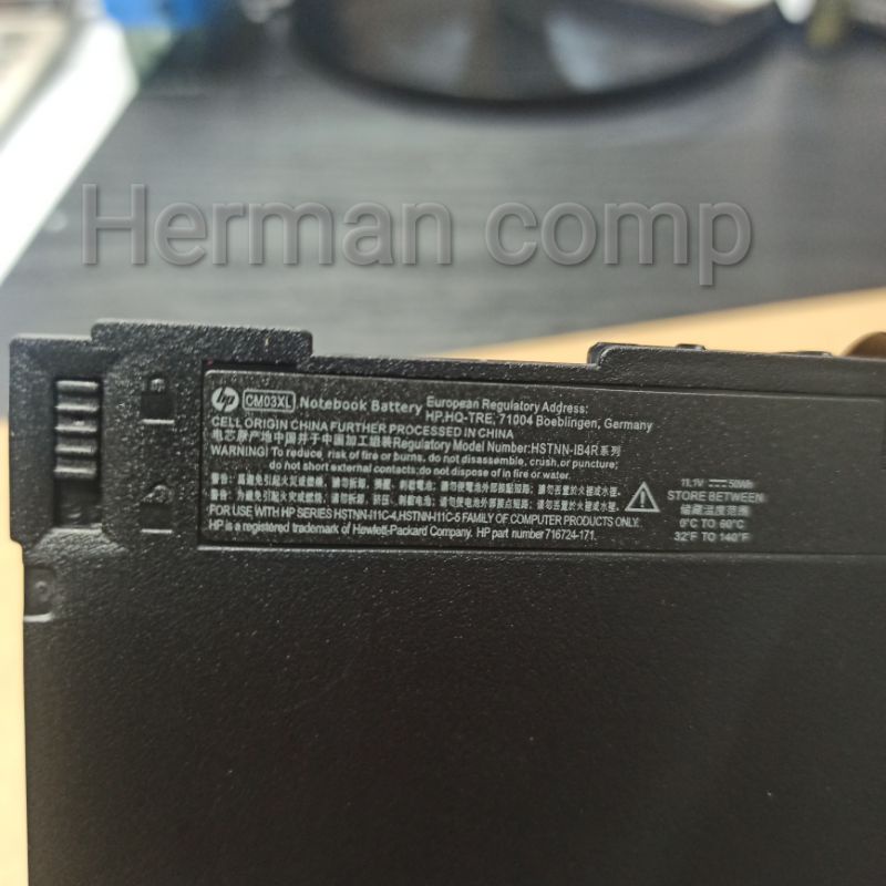 Original Baterai Hp ZBook 14 14 G2 15 15U Series CM03XL