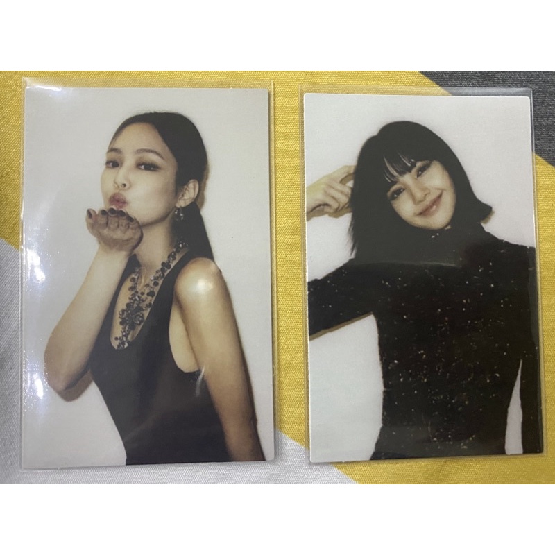 JENNIE LISA PHOTOCARD HYLT THE ALBUM