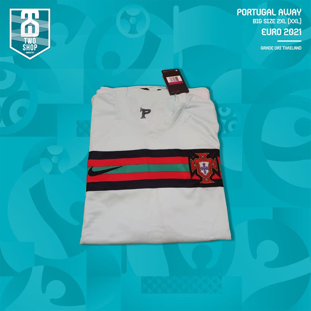 Jersey Bola Portugal Away EURO 2021 BIG SIZE 2XL Grade Ori