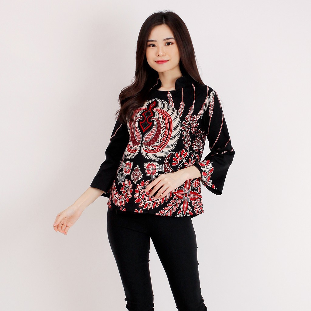 Batik Wanita - Atasan Blouse Batik Wanita Fashion 559