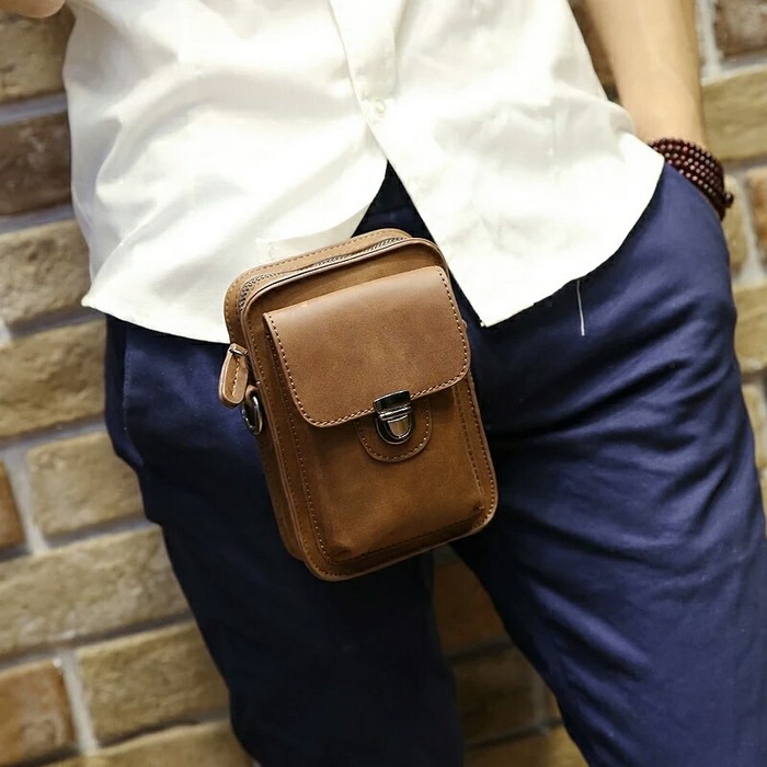 Tas Pinggang Slempang Cowok Cewek RUJIN Selempang Pria Tas Pinggang Slempang Cowok Cewek RUJIN Selempang Pria