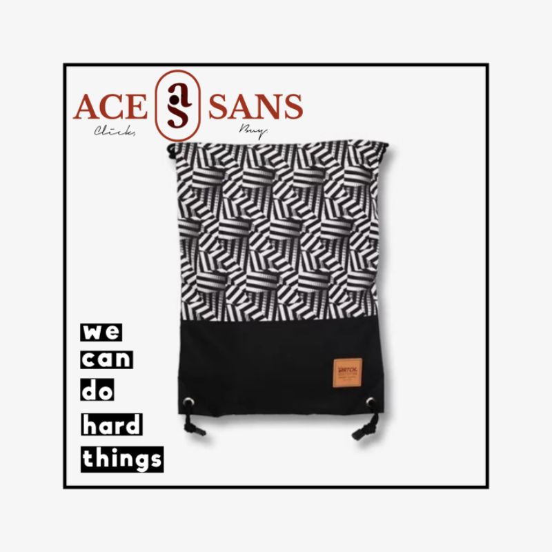 Sack Bag Artch Motif Limited Edition | Artch | Sackbag Pria Wanita | Tas Punggung Pria Wanita | Ori