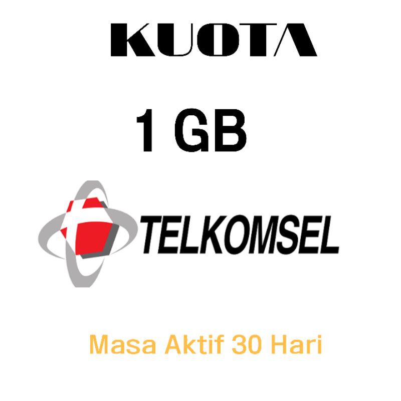 Kuota Telkomsel 1 GB/30 Hari