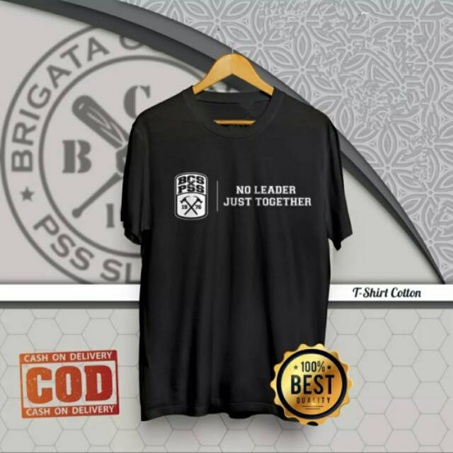 Kaos t-shirt BCS X PSS Sleman/No leader just Together